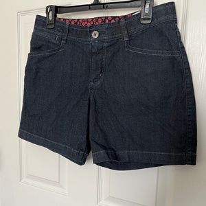 Womens Lee Sinfully Soft Lightweight Elastic Waist Stretchy Denim Shorts Size 10